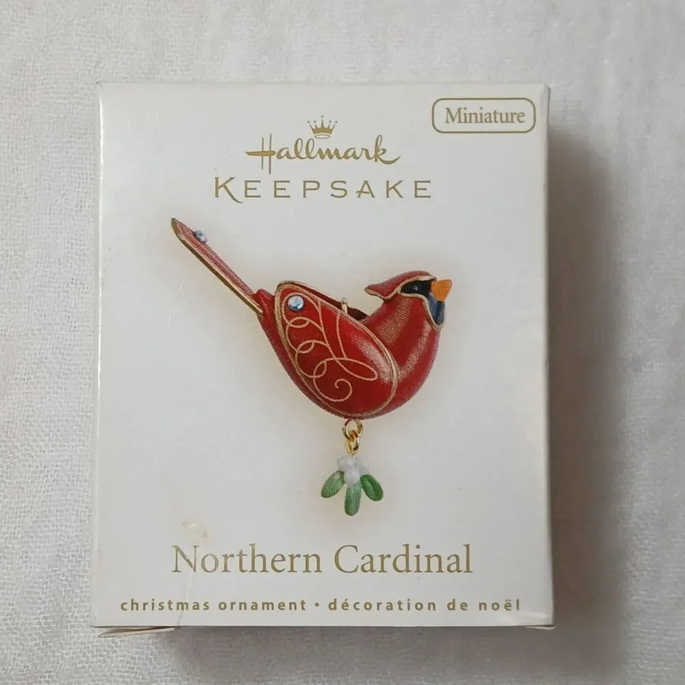 Rare Hallmark Keepsake Miniature Northern Cardinal Ornament 2009